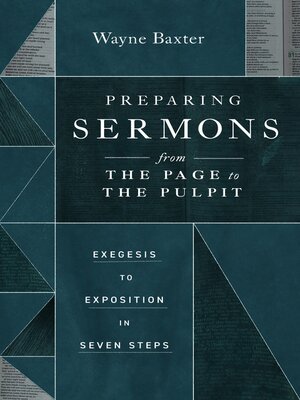 cover image of Preparing Sermons from the Page to the Pulpit